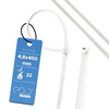 Collier de serrage plastique 4,8x450 Blanc (100 pièces) EDO777811 EDO Technic
